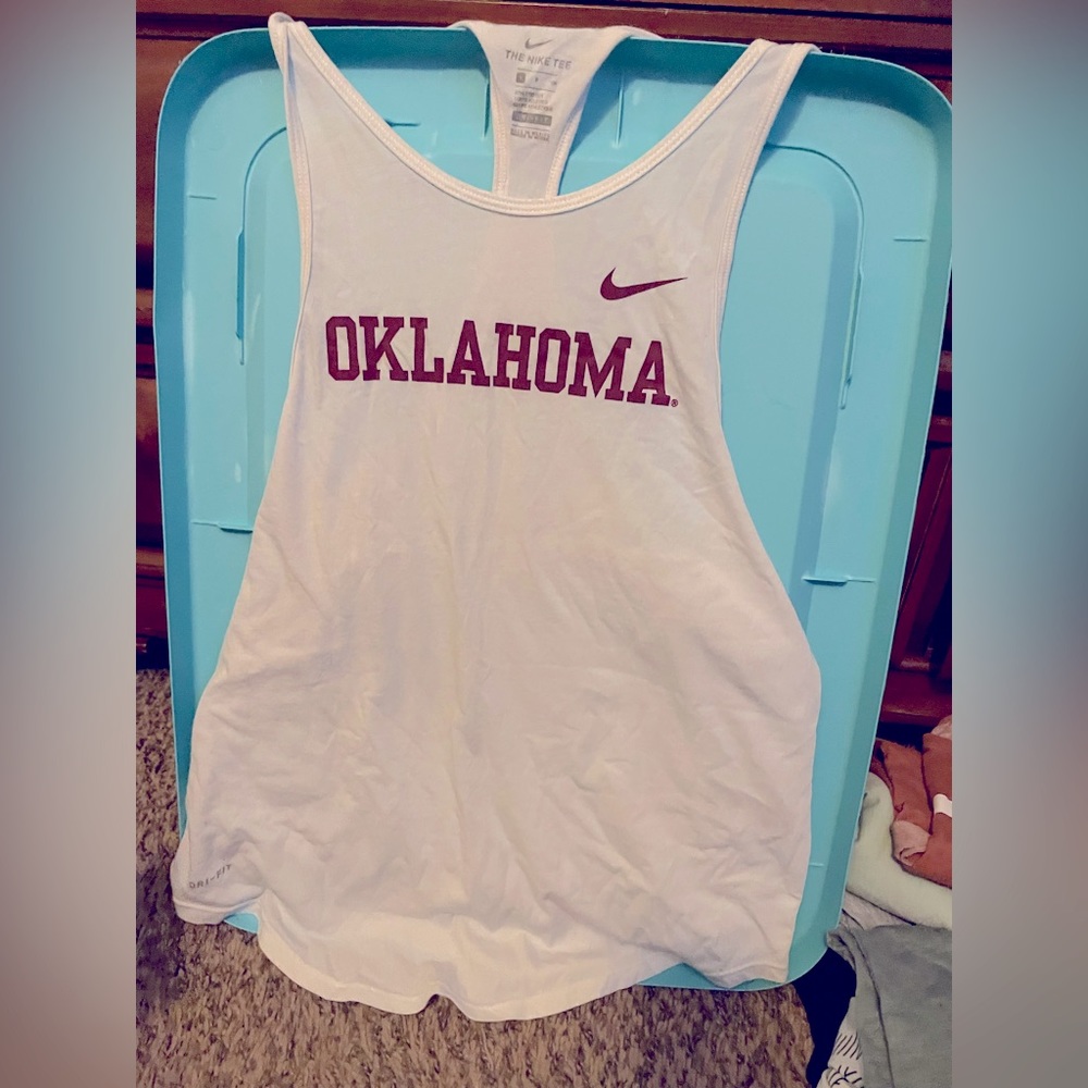 OU racer back tank